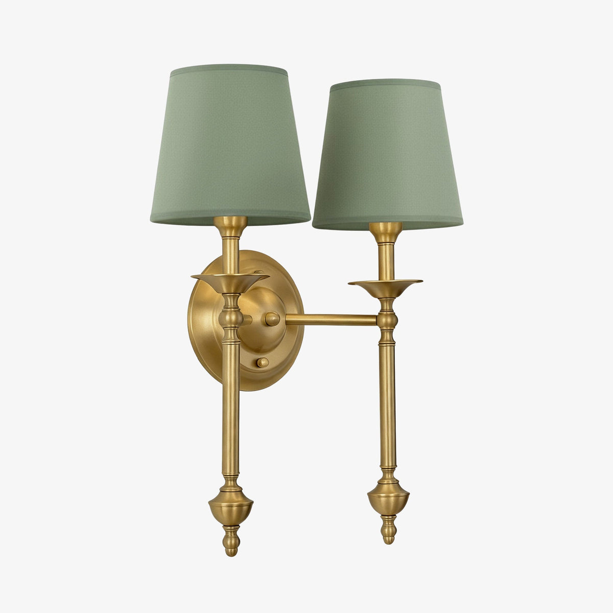 Rowan Fabric Shade Wall Sconce in Antique Copper - Vintage Luxury Light for Interiors | Souliia