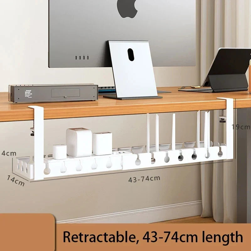 Under-Desk Cable Management Tray - Souliia