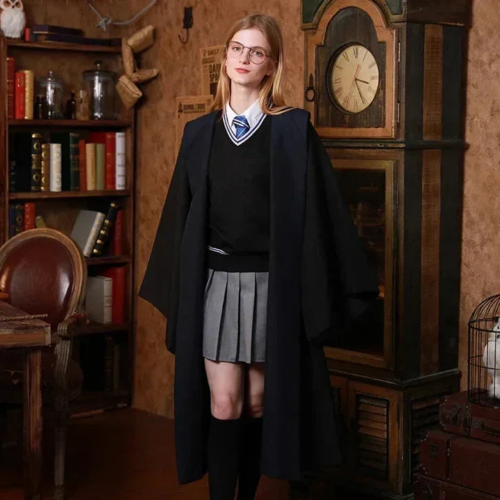 Magishire Hogwarts Wizard Costume Set — Robe, Wand and Accessories