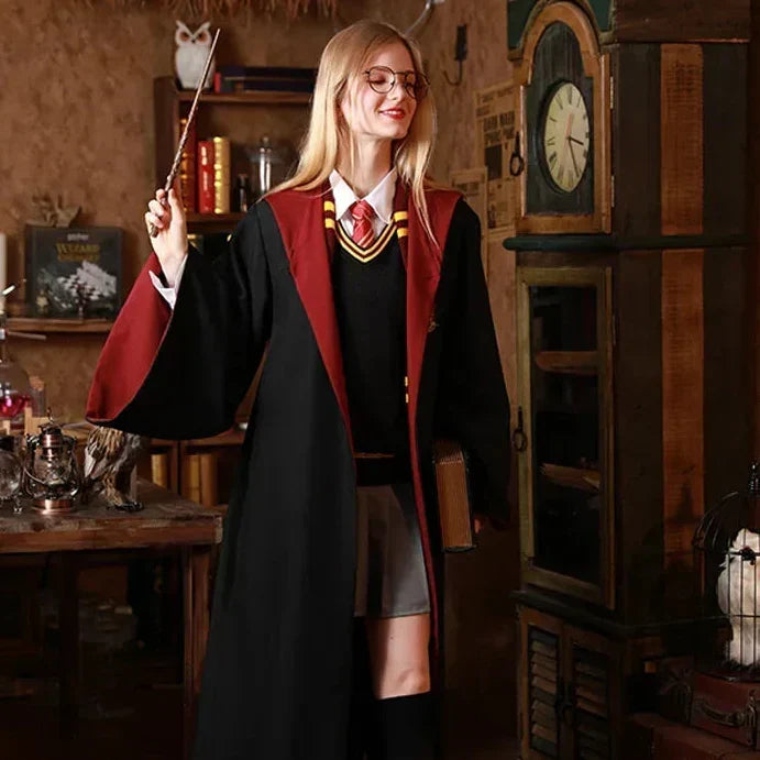 Magishire Hogwarts Wizard Costume Set — Robe, Wand and Accessories
