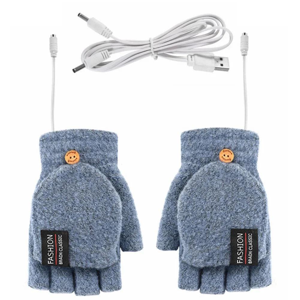 Gants chauffants rechargeables par USB avec trois niveaux de chaleur - Souliia