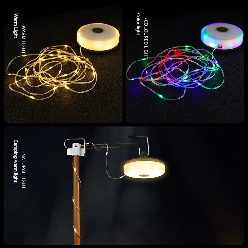 Guirlande lumineuse extérieure — Conception rétractable anti-emmêlement