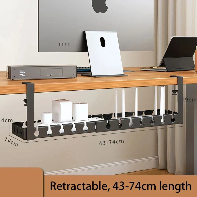 Under-Desk Cable Management Tray - Souliia