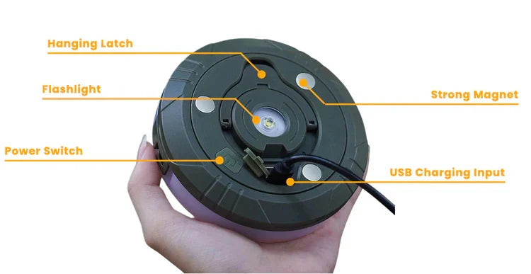 Guirlande lumineuse extérieure — Conception rétractable anti-emmêlement