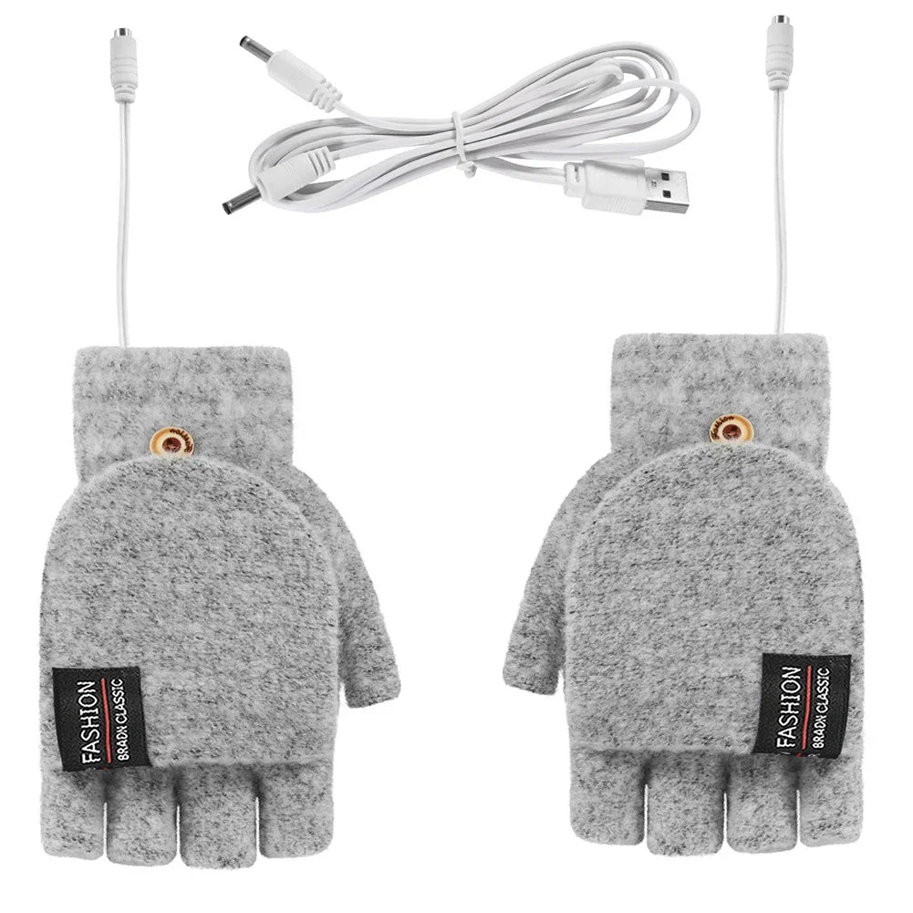Gants chauffants rechargeables par USB avec trois niveaux de chaleur - Souliia