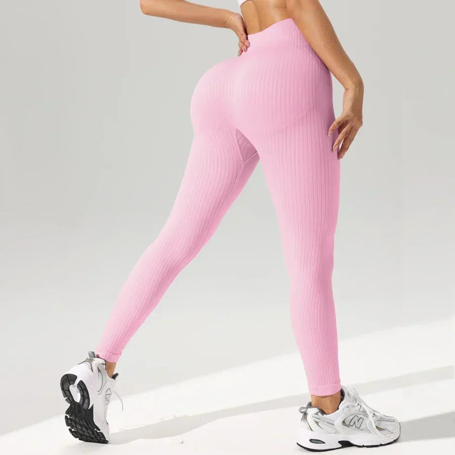 Seamless Yoga Leggings for Women – Tummy Control & Squat-Proof - Souliia