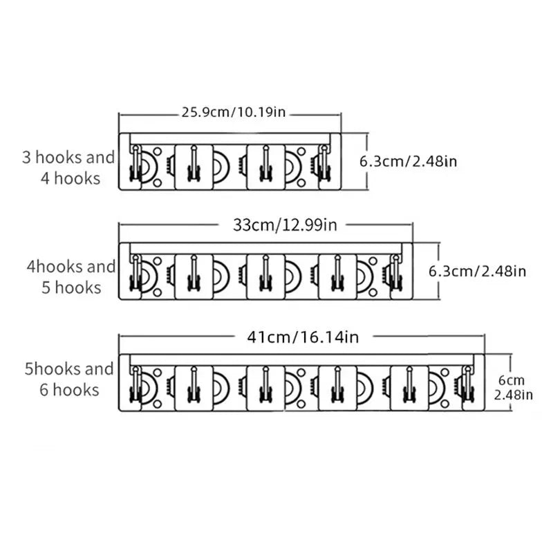 Wall-Mounted Broom Holder - Souliia
