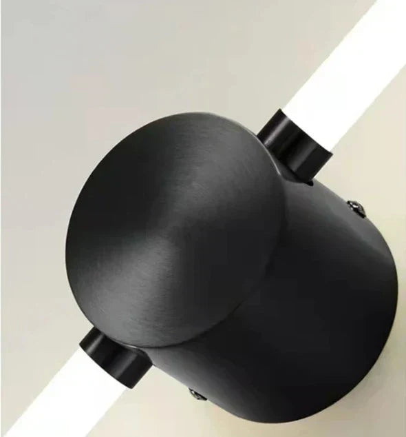 LumaFlex Vertical LED Wall Light — Slim Metal Finish, Energy Efficient Lighting