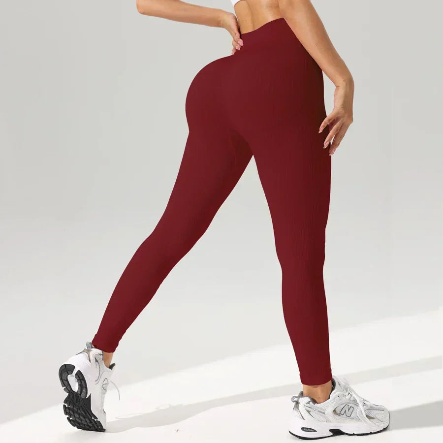 Seamless Yoga Leggings for Women – Tummy Control & Squat-Proof - Souliia