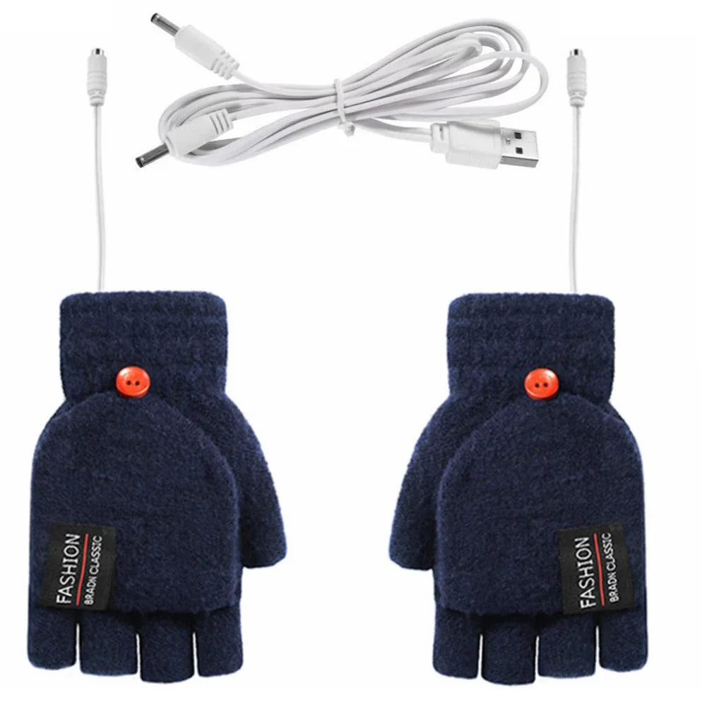 Gants chauffants rechargeables par USB avec trois niveaux de chaleur - Souliia