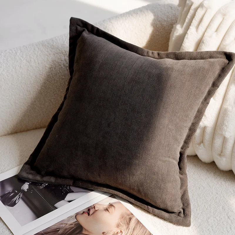 Lyra Linen and Cotton Embroidered Horse Pillow Cover
