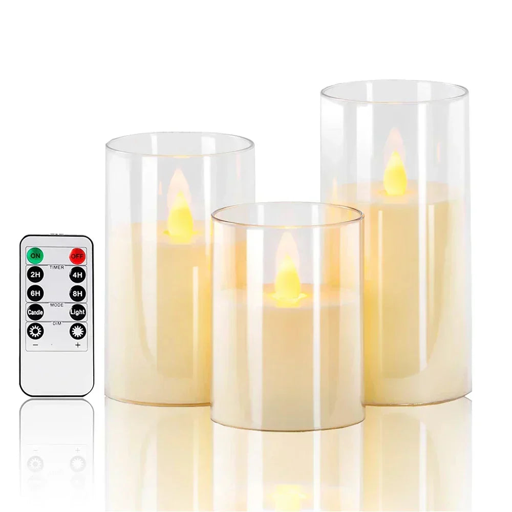 Realistická sada LED svíček - Souliia