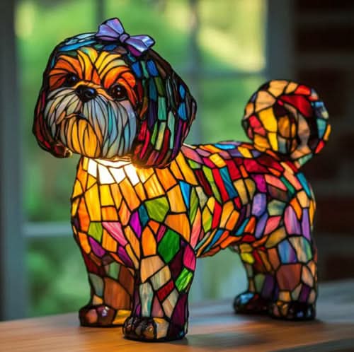 Pupshine LED Night Light — Dog Breed Figurines, Corgi Golden Retriever Dachshund Designs