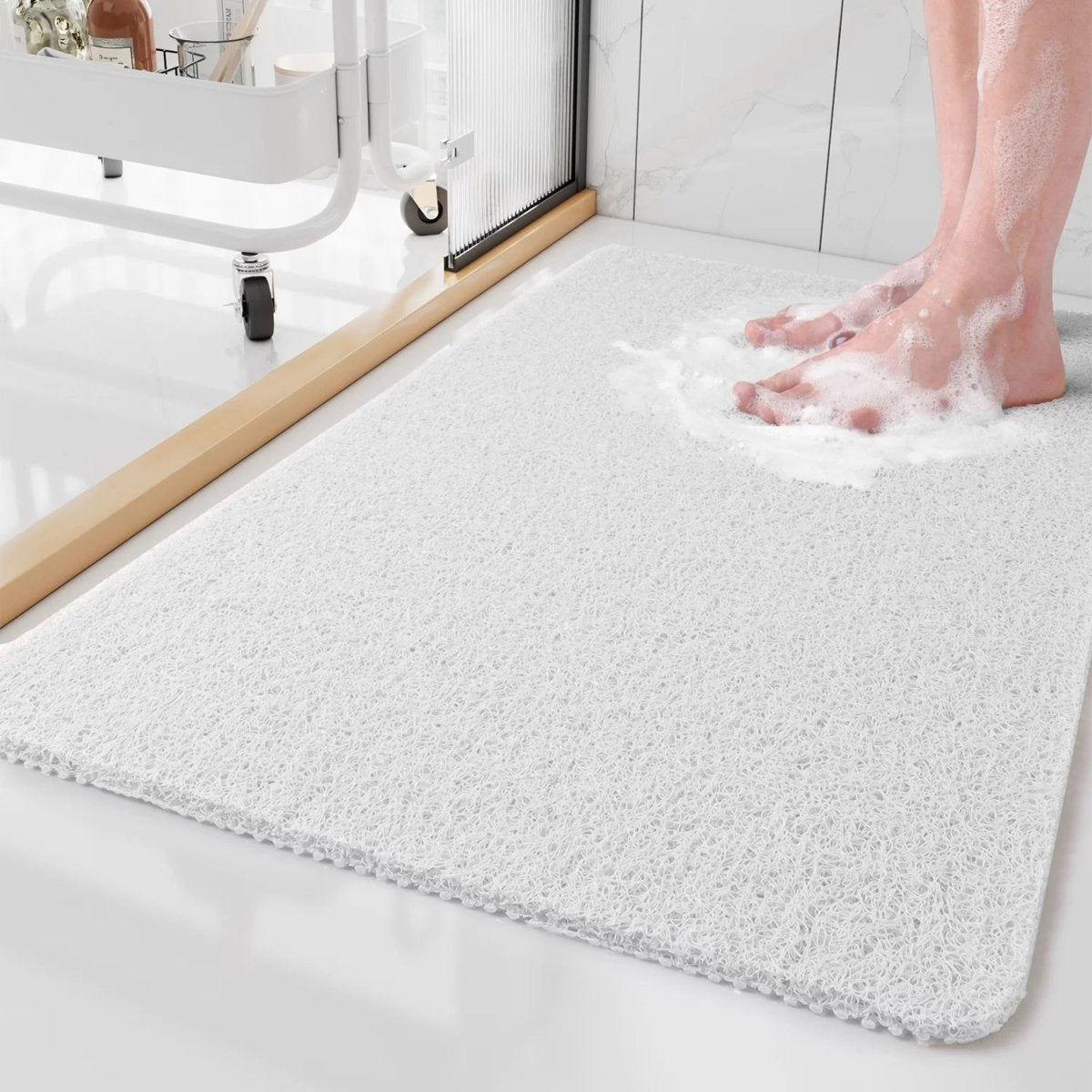 FloorSafe Quick-Dry Shower Mat — Mold-Resistant, Soft Comfort