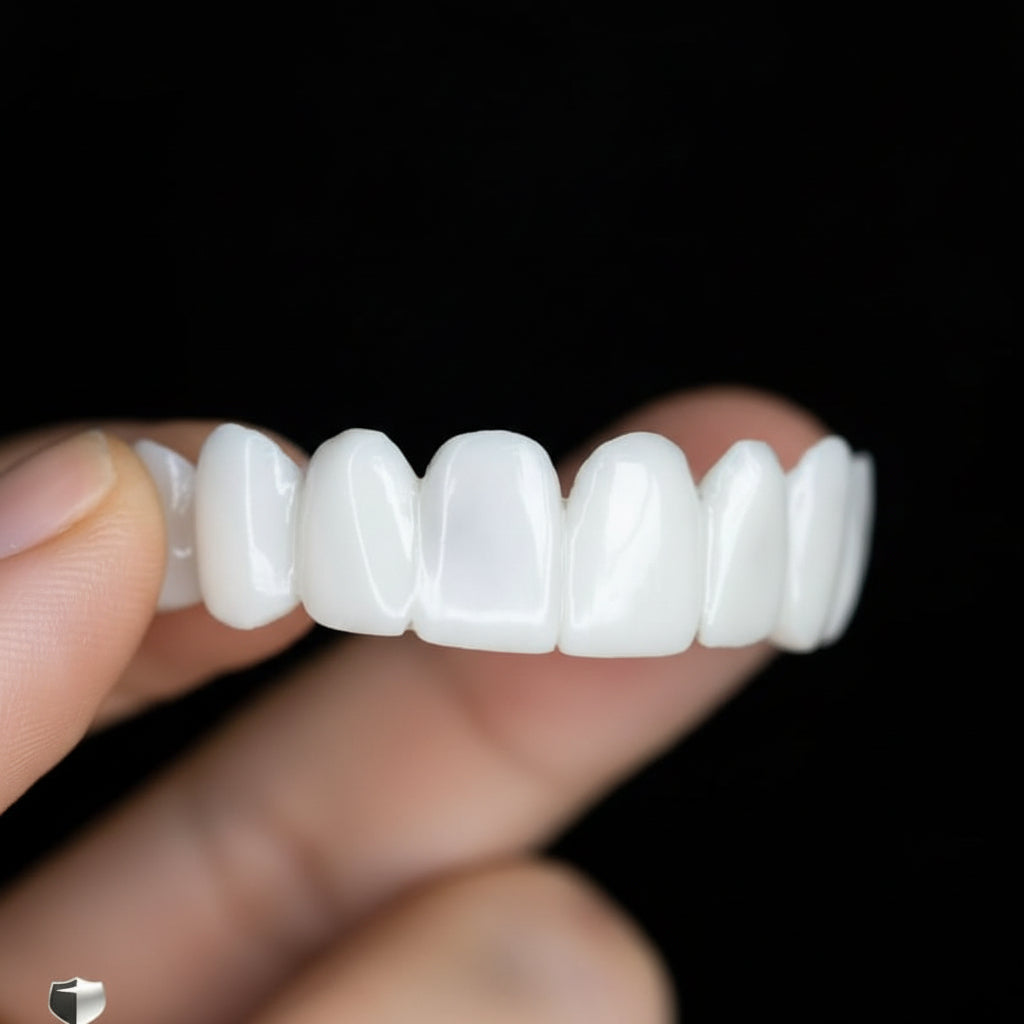 Oraluxe Elegant Reusable Dentures With White Lenses — Lightweight Secure Fit