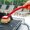 Steam-Assist Grill Cleaner Brush — Long Handle, Non-Scratch Reusable Pads