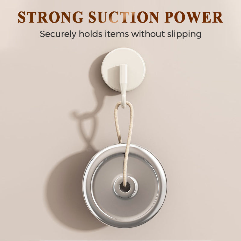 Set of 3 No-Drill Suction Hooks - Souliia