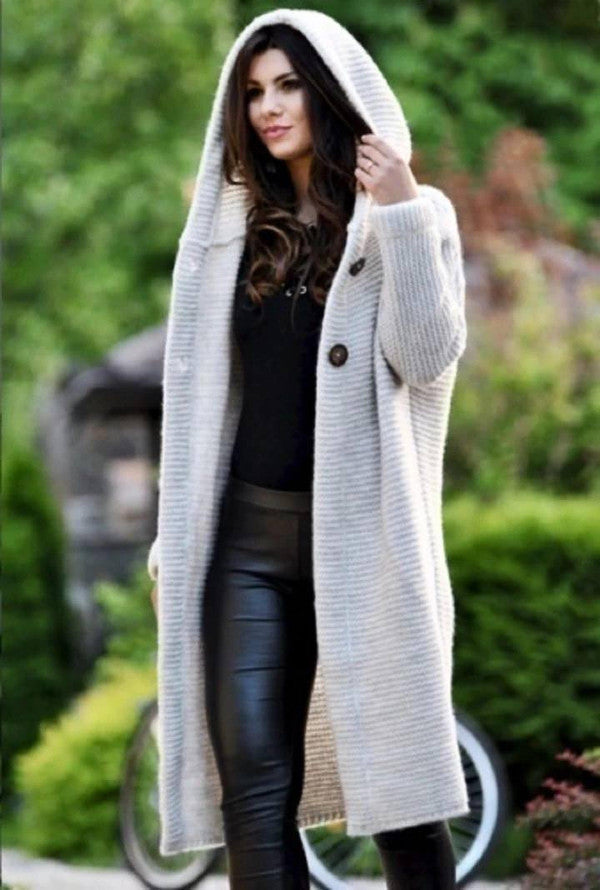 Cardigan lungo da donna - stile versatile per stratificare ogni giorno