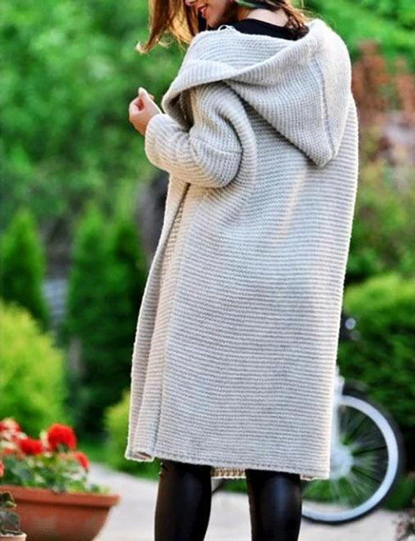 Cardigan lungo da donna - stile versatile per stratificare ogni giorno