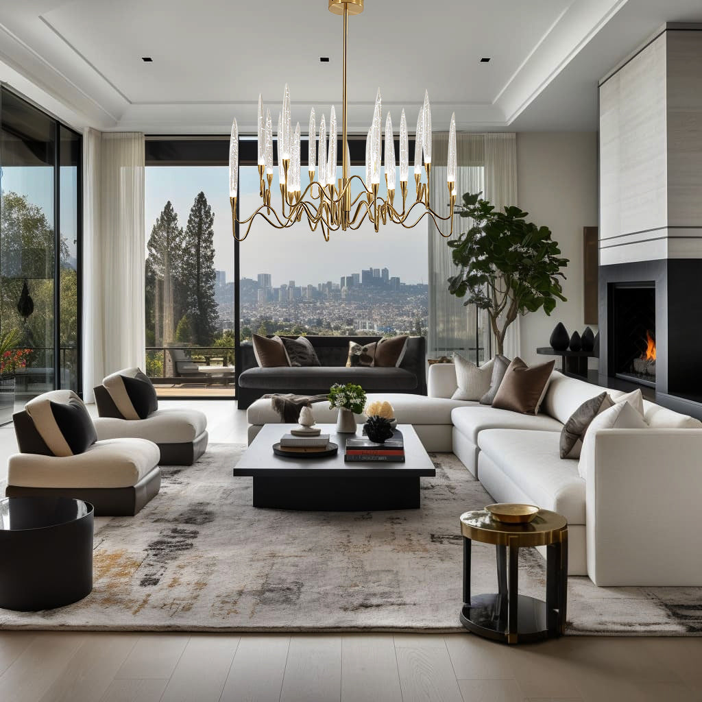 Novara Crystal Candle Chandelier — Gold or Chrome Finish Option