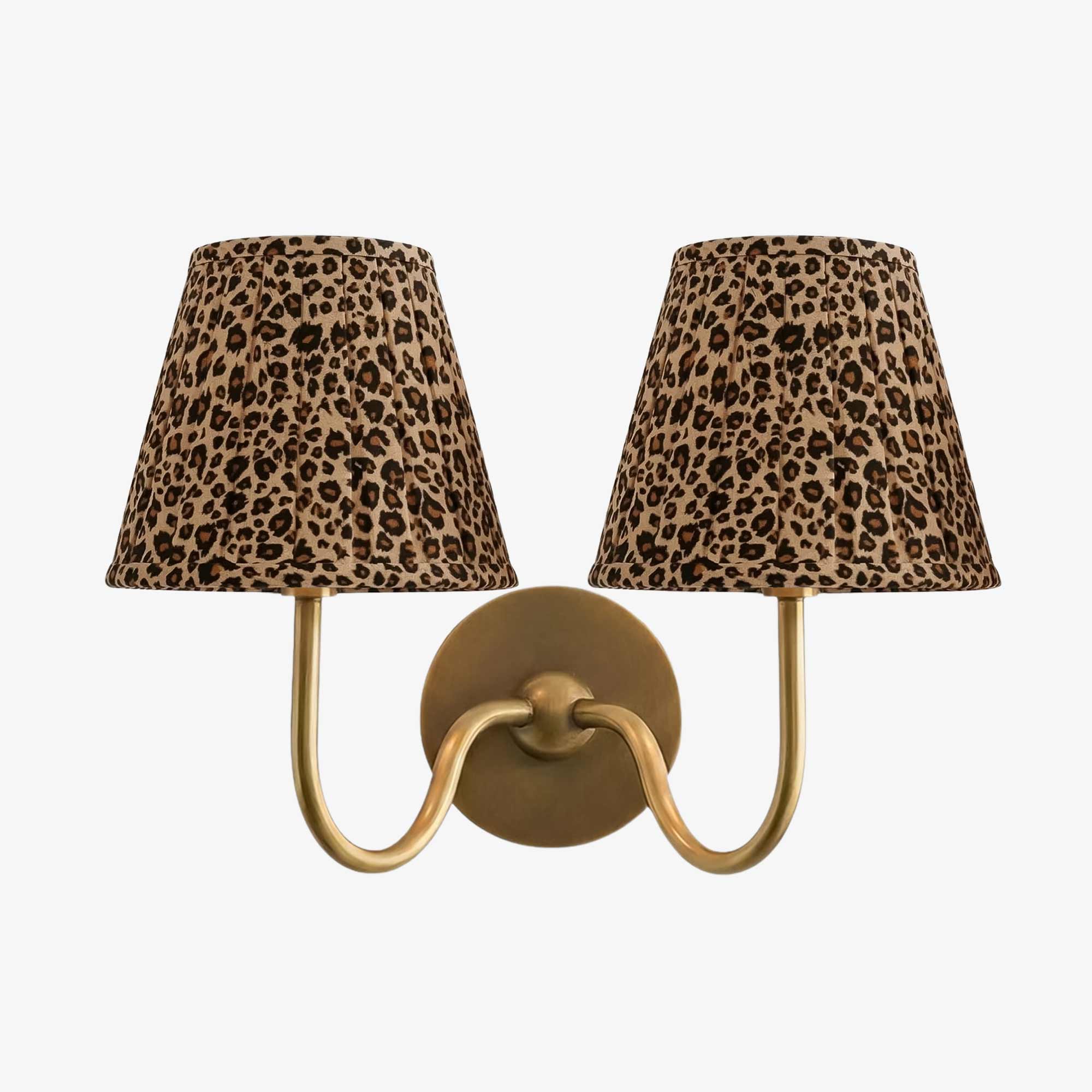 Luvora Classic Leopard Shade Wall Lamp - Vintage Style for Bedroom Lighting | Souliia