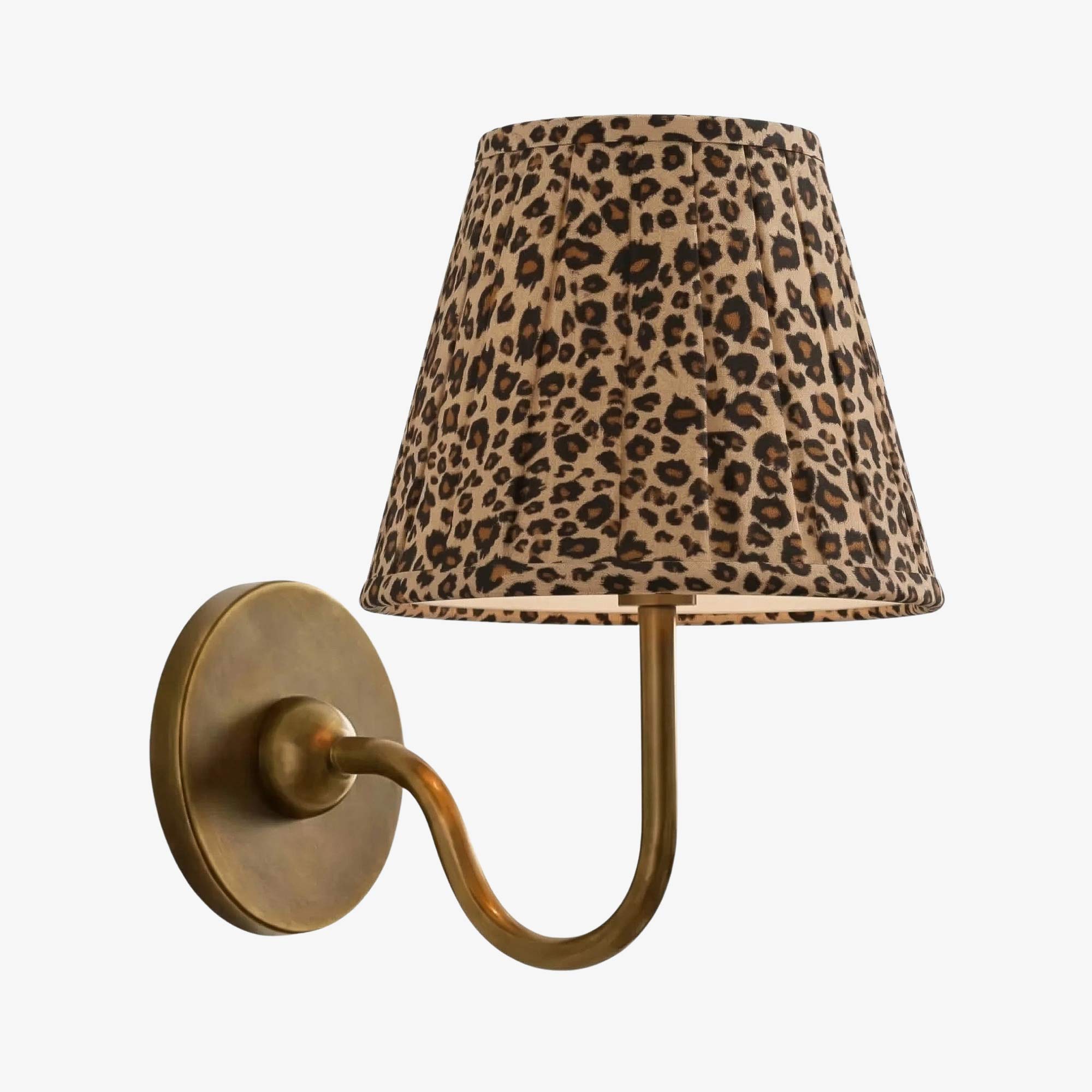 Luvora Classic Leopard Shade Wall Lamp - Vintage Style for Bedroom Lighting | Souliia