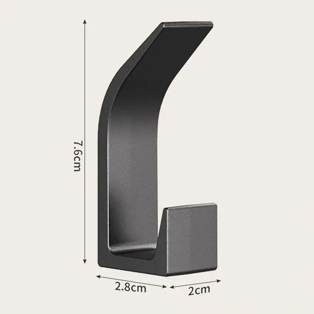 5-Pack Self-Adhesive Coat Hooks — No-Drill Wall Storage