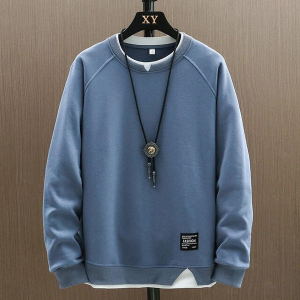 Sweatshirt med rund hals — standardtykkelse, flere størrelser og modeller