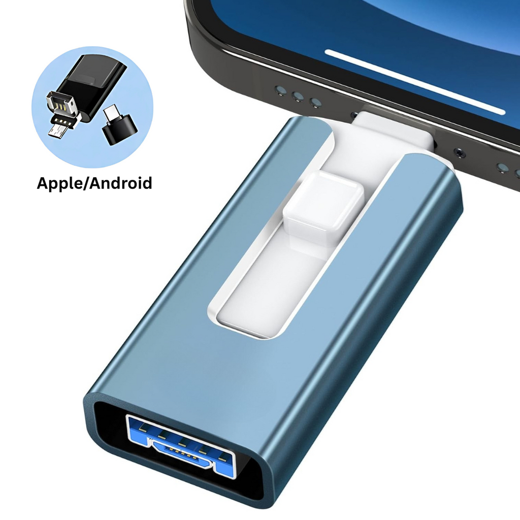 USB Drive | Additional Storage | Multi-Port File Transfer | SnapStick - Souliia