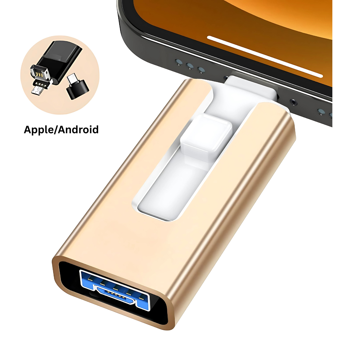 USB Drive | Additional Storage | Multi-Port File Transfer | SnapStick - Souliia