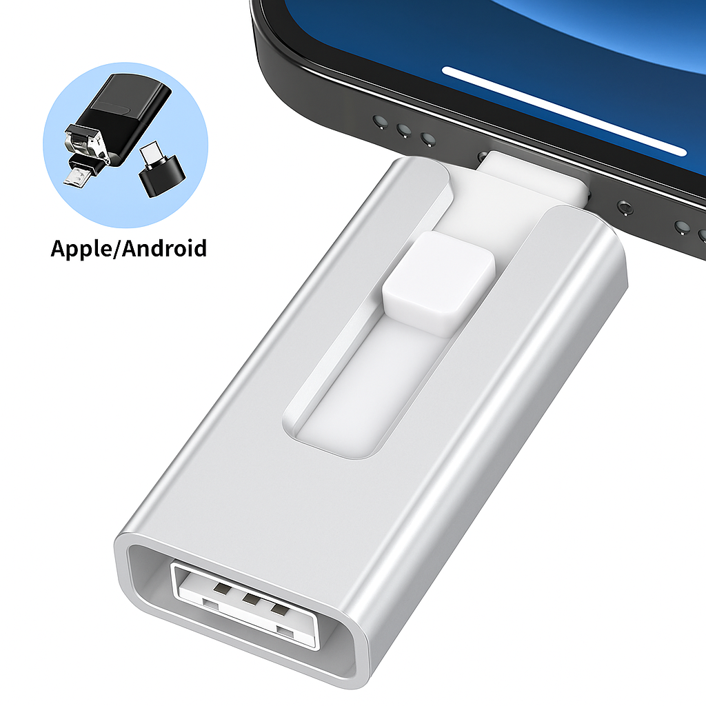 USB Drive | Additional Storage | Multi-Port File Transfer | SnapStick - Souliia