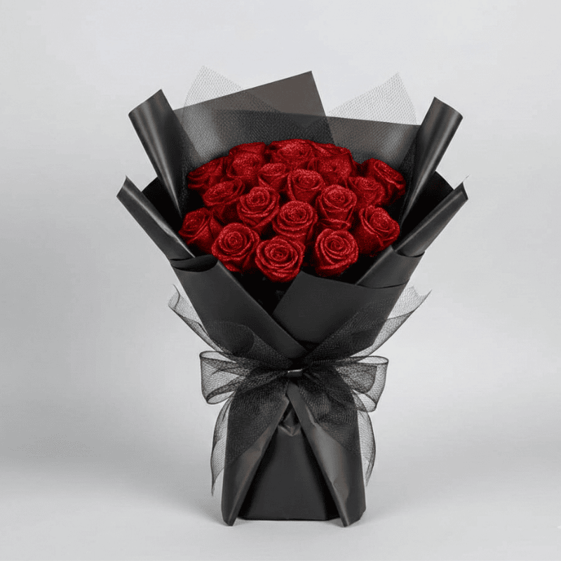 LoveGlow Rosalune Eternal Rose — Preserved Bloom, Maintenance-Free Display