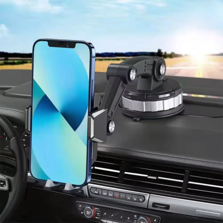 Universal Adjustable Phone Holder for Car – Strong Suction & 360° Rotation - Souliia