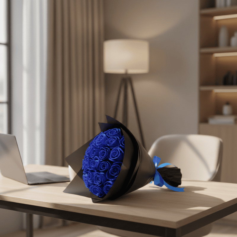 LoveGlow Rosalune Eternal Rose — Preserved Bloom, Maintenance-Free Display