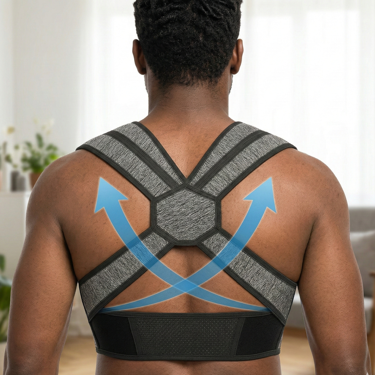 BambooSpine Adjustable Posture Corrector — Breathable, Lightweight Back Support