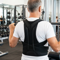 ErgoPosture Adjustable Back Support Brace — Spinal Alignment, Discreet Unisex Design