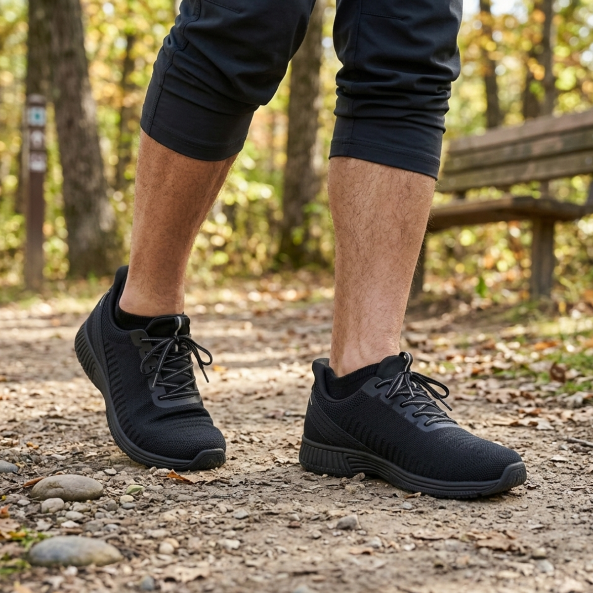 OrthoKnit Slip-On Shoes — Anatomical Insole, Supportive Comfort, Lace-Free Fit