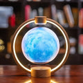 Multicolor Magnetic Levitating Moon Lantern — 3D Lunar Lamp