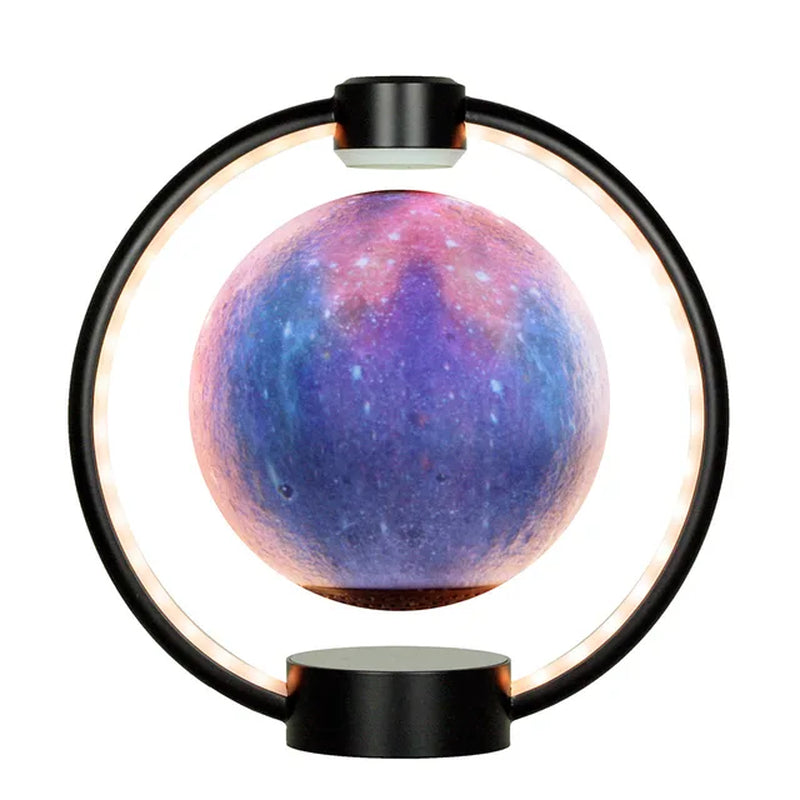 Multicolor Magnetic Levitating Moon Lantern — 3D Lunar Lamp