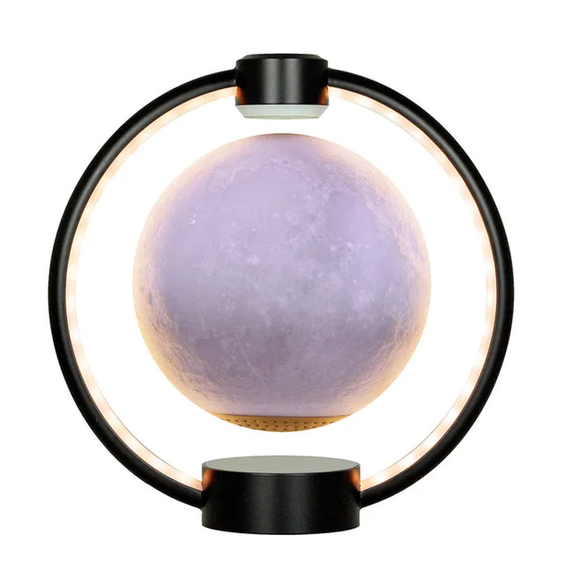Multicolor Magnetic Levitating Moon Lantern — 3D Lunar Lamp