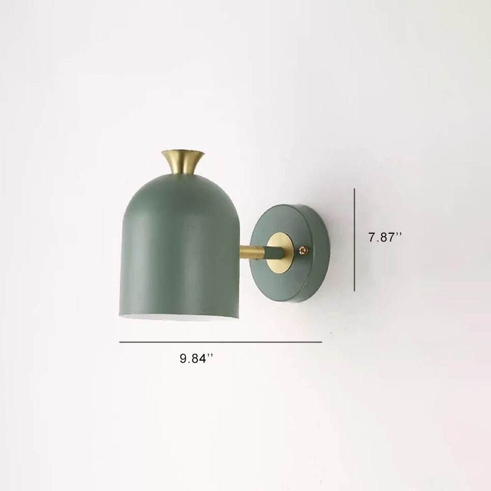 Moderní nástěnné svítidlo s 1 světlem — objímka E26, rozměry 20×25cm
