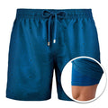 Beach Shorts with Integrated Stretch Lining and Zipper Pocket