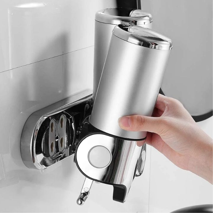 Hydrohome Wall Mounted Soap Dispenser — Durable Stainless Finish, 350ml