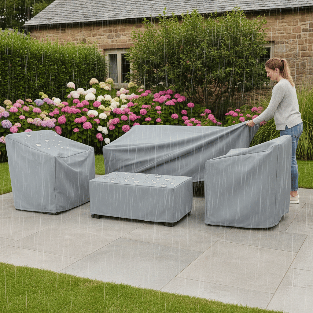 Everdrape Outdoor Furniture Cover — UV Resistant Rain Shield