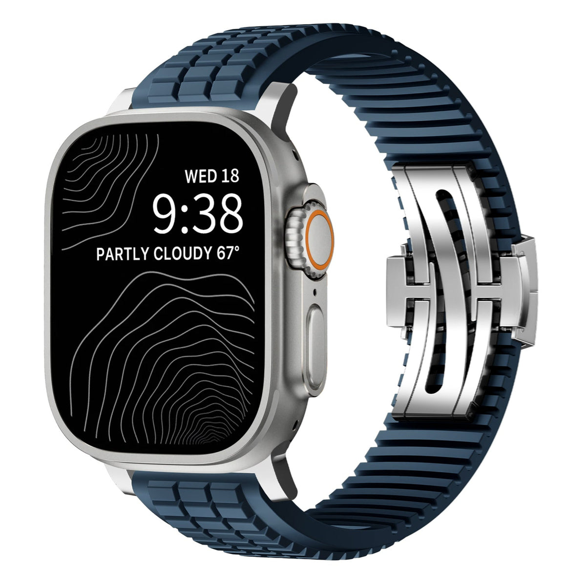 Továbbfejlesztett modern szíj Apple Watch órához - kompatibilis kiegészítő - Souliia