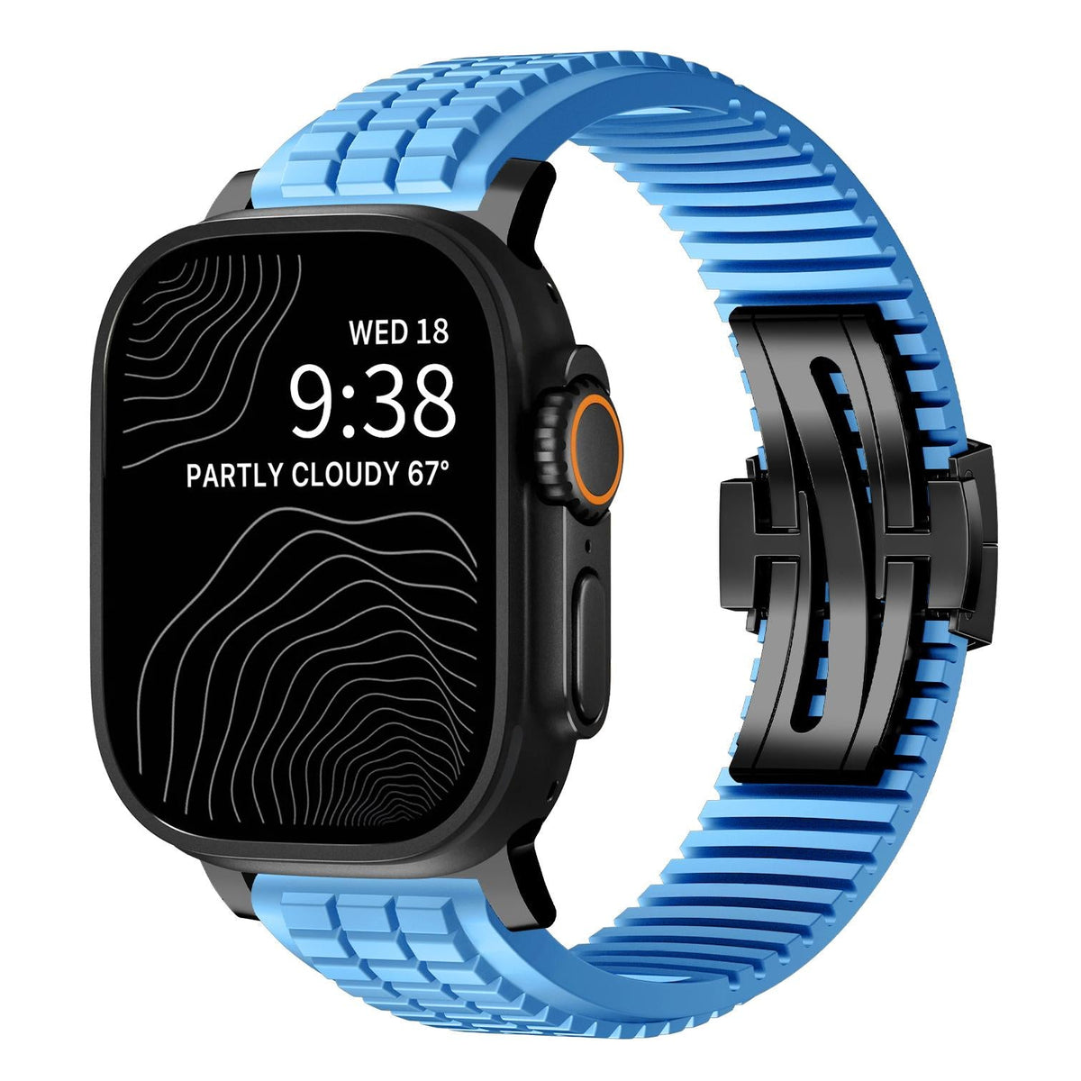 Továbbfejlesztett modern szíj Apple Watch órához - kompatibilis kiegészítő - Souliia