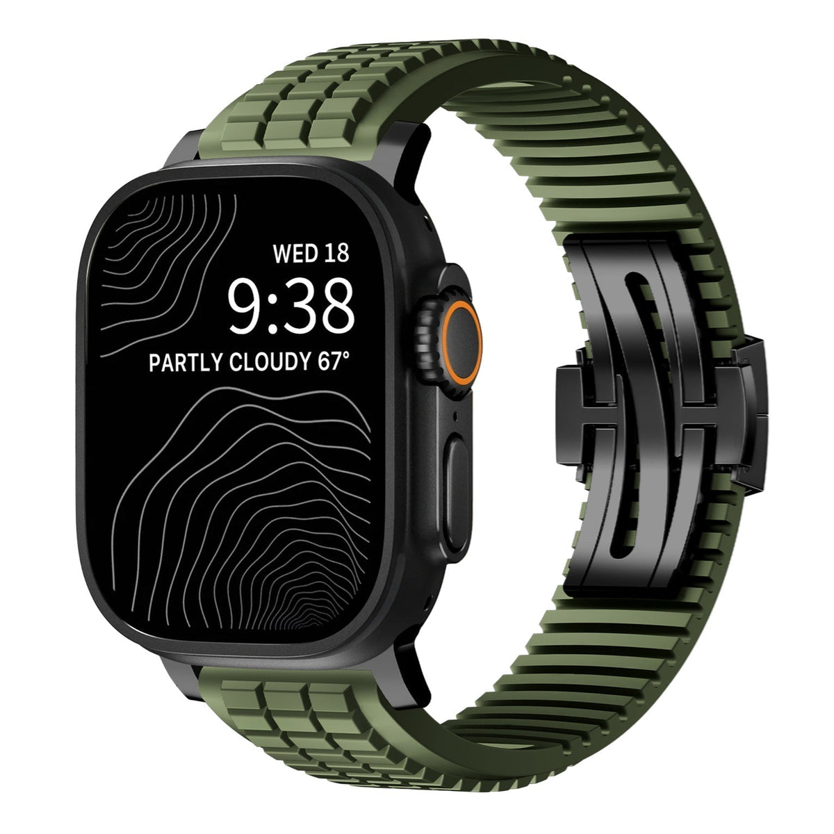 Továbbfejlesztett modern szíj Apple Watch órához - kompatibilis kiegészítő - Souliia