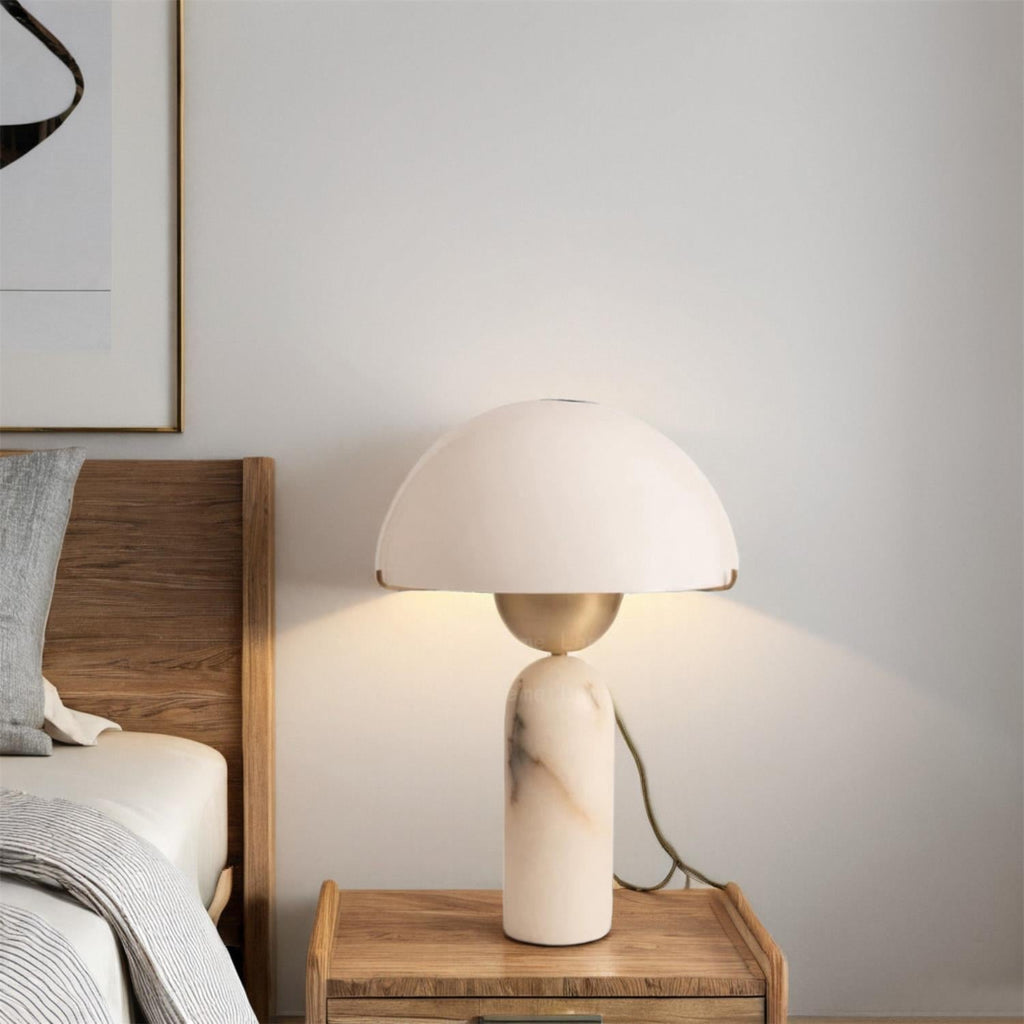 Peono Alabaster Table Lamp | Souliia