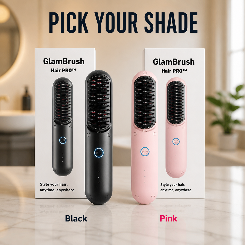 RadianceRush — Brossez les frisottis pour obtenir des cheveux brillants et lisses comme au salon, en un seul passage sans fil - Souliia