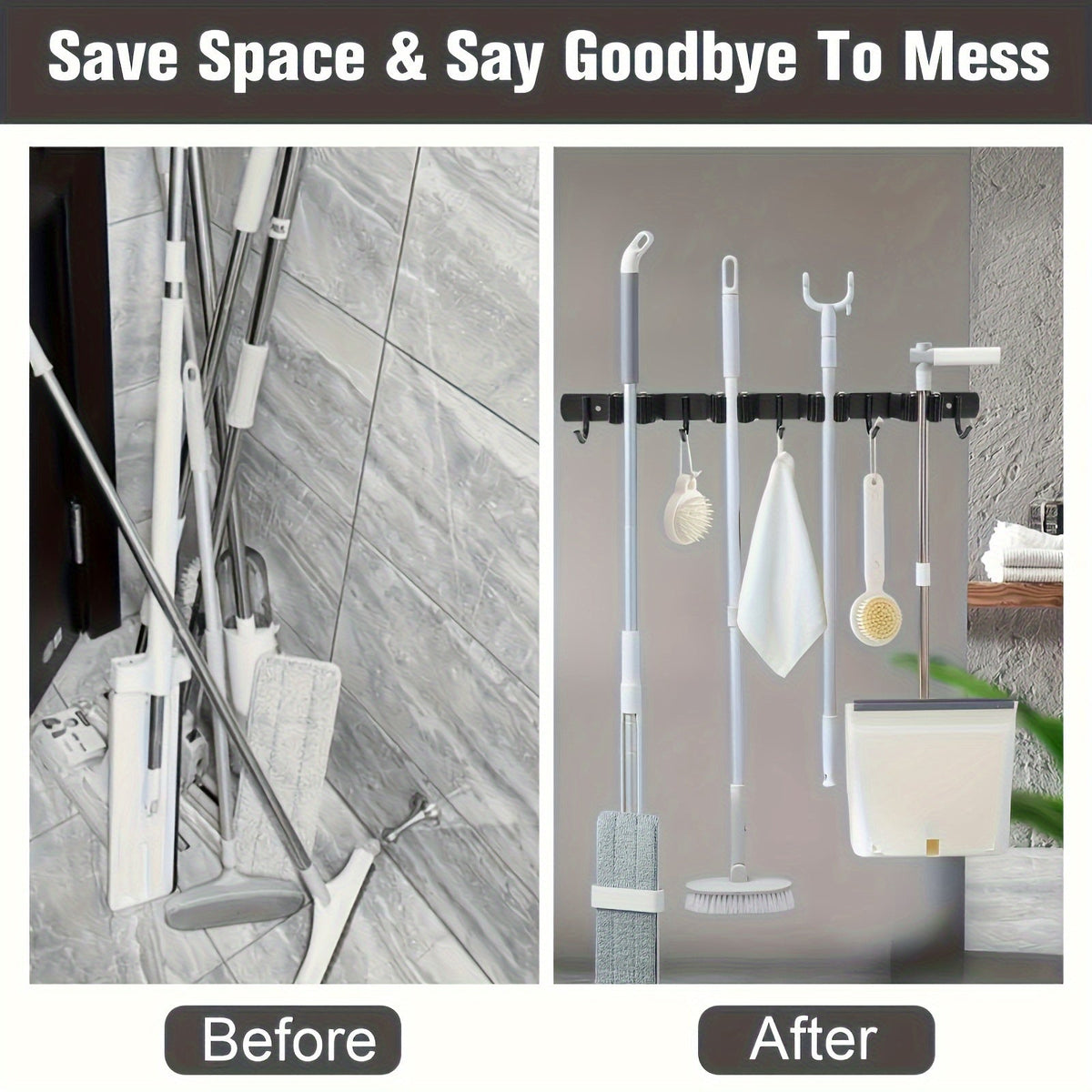 UtilityPro Space-Saving Wall Organizer — Rust-Resistant Heavy-Duty Rack